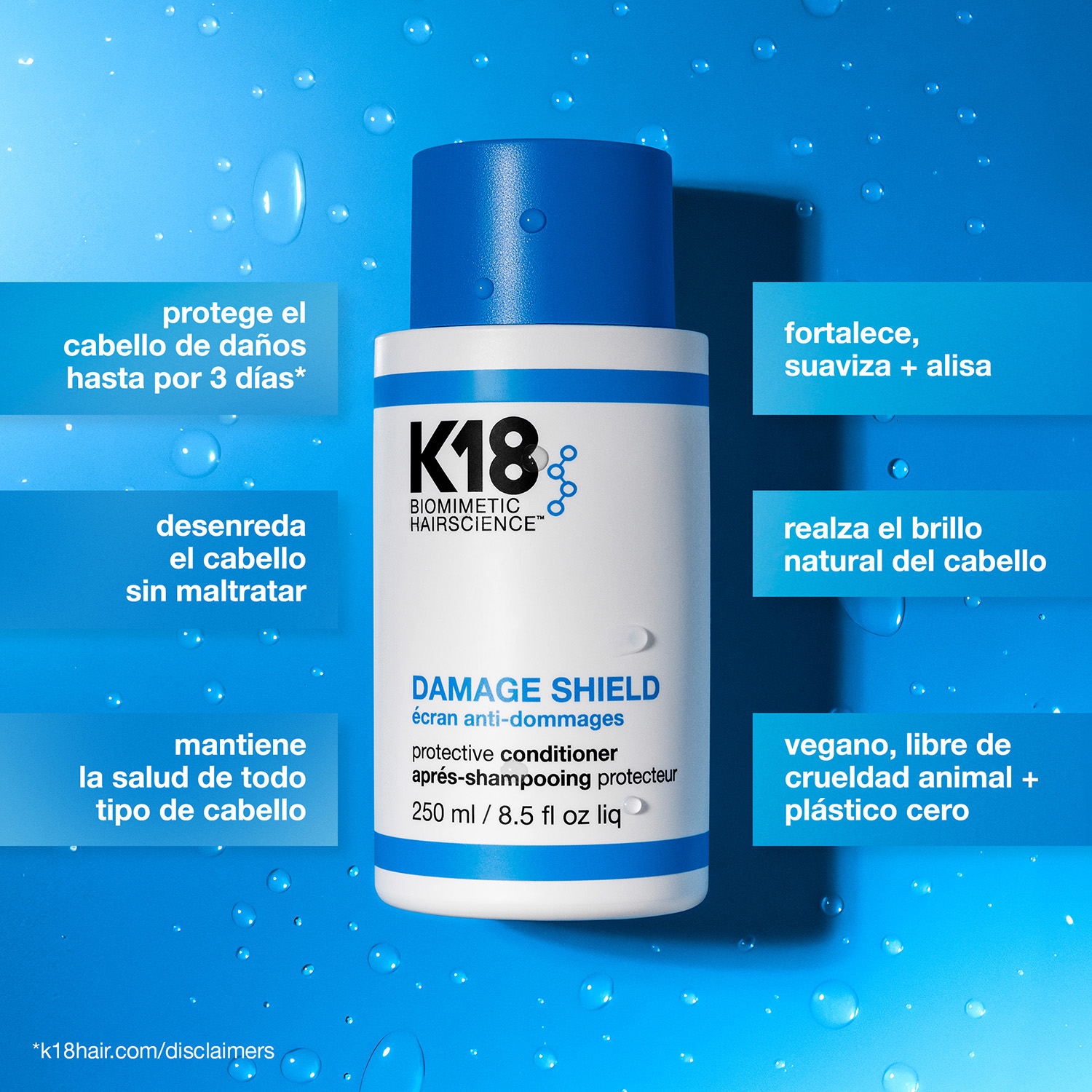 K18 DAMAGE SHIELD PROTECTIVE CONDITIONER (ACONDICIONADOR PROTECTOR)